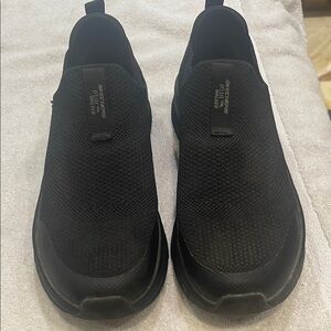 Skechers Black Slip-On Men's Sneakers